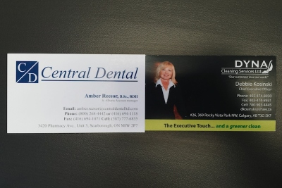 Digitally Printed Business Cards
