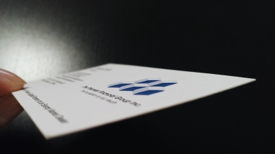 Embossed Business Cards