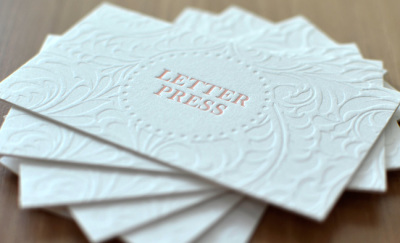 Letterpress Business Cards