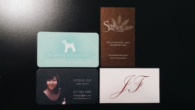 UV Coated Business Cards