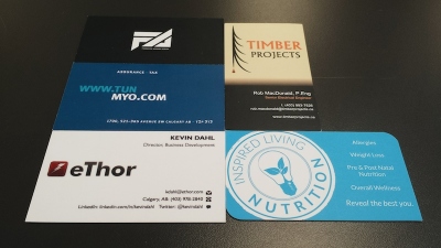Laminated Business Cards