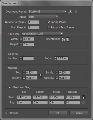 adding bleeds in indesign